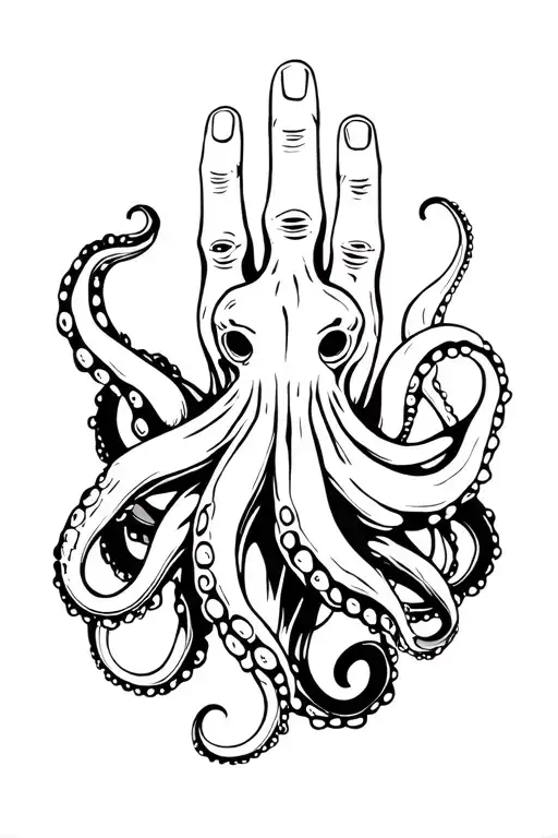 Octopus That Wraps Around Your Hand