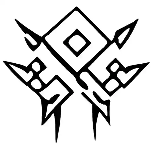 Puzzle Arrow Design Symbolise 3 Sisters
