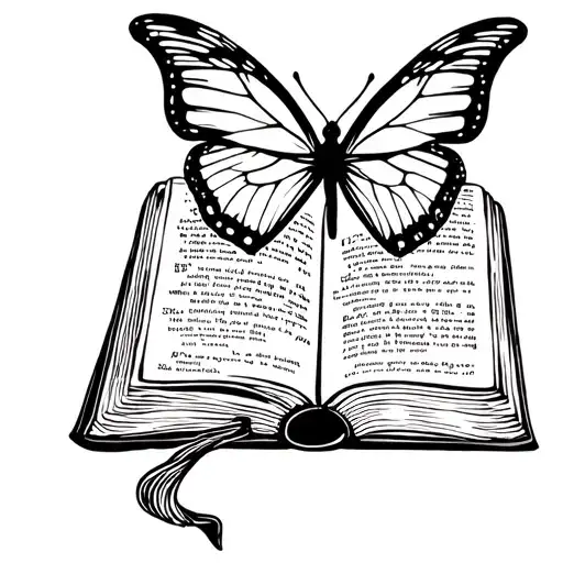 Book And Butterfly And Travel