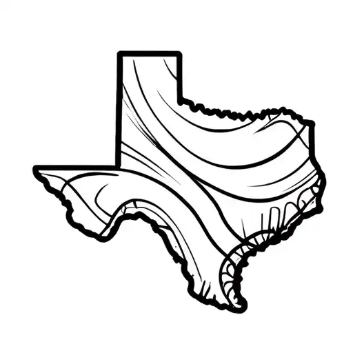 Texas State Outline