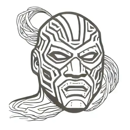 Wrestler Mask