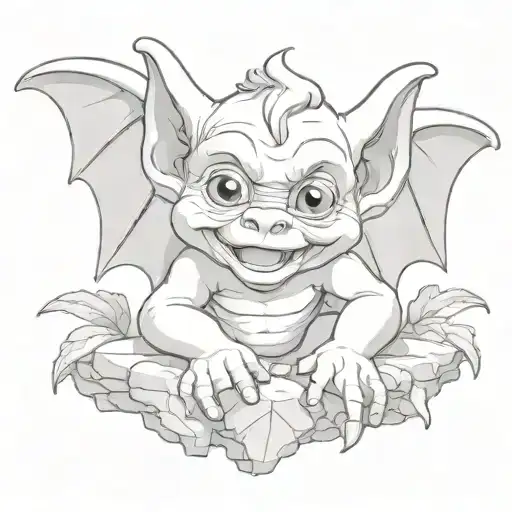 Cute Baby Gargoyle