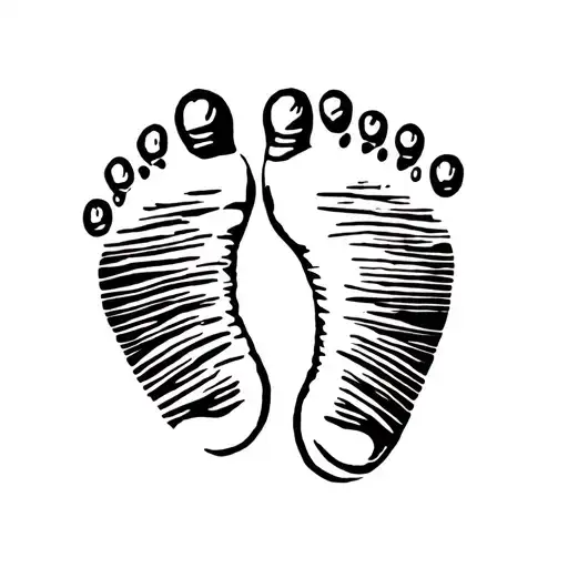 Birth Of Baby Foot Print