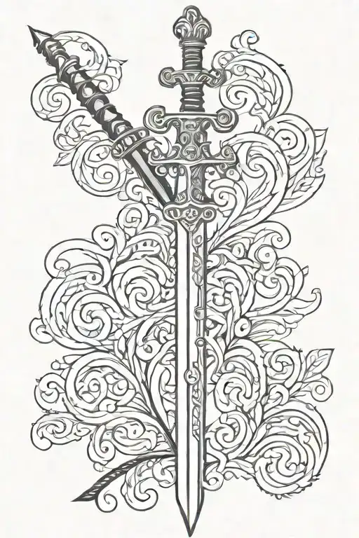 Sword Royal Flourish
