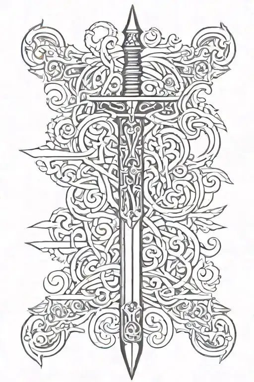 Sword Royal Flourish