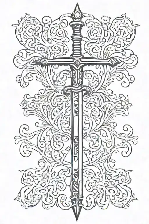 Sword Royal Flourish
