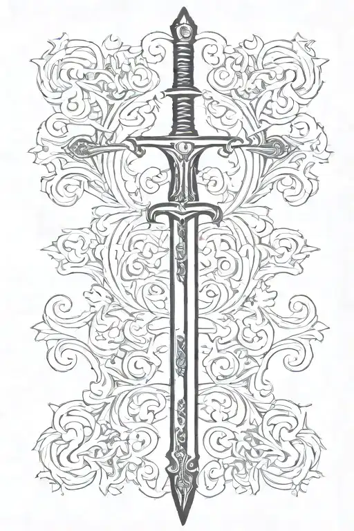 Sword Royal Flourish