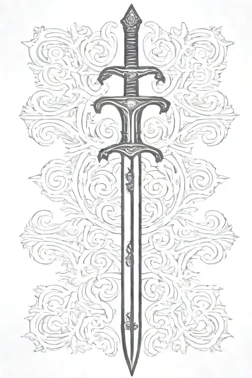 Sword Royal Flourish