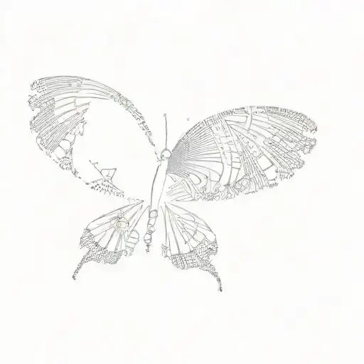 Butterfly With Names Incorporated