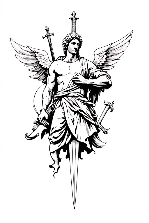 Saint Michael With Sword