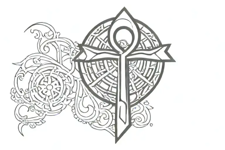 Ankh Symbol Made