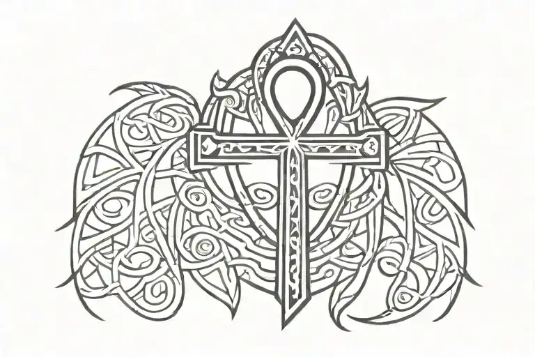 Ankh Symbol Made