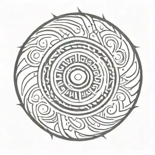 Spiral Sun Africa Sxmbol