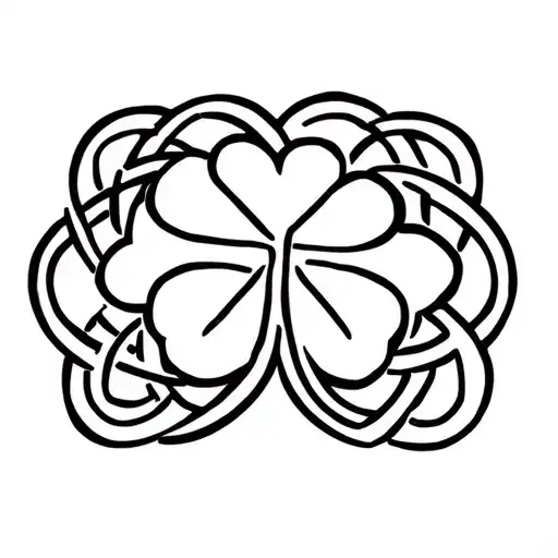 Shamrock And Celtic Knot