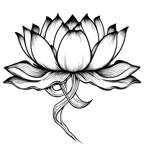 Lotus With Flowy Bracelet