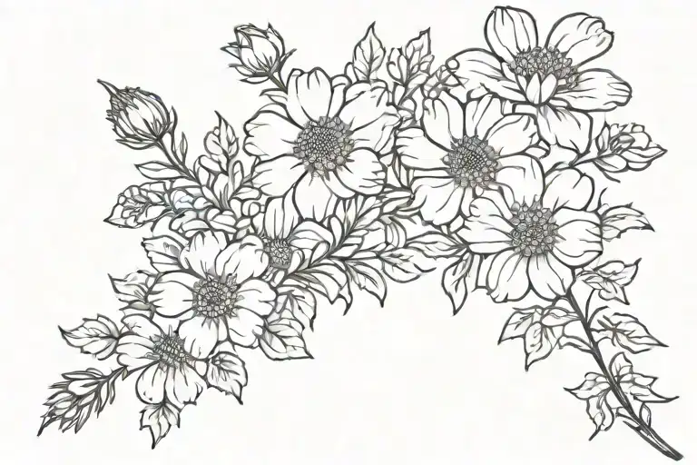 Chrysanthemum Poppy Larkspur Flower