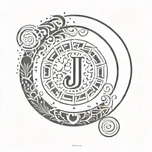 Letters J J Cl In Circle Made