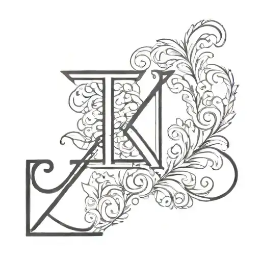 Letter K And H Meaning My Baby's Forever Sign