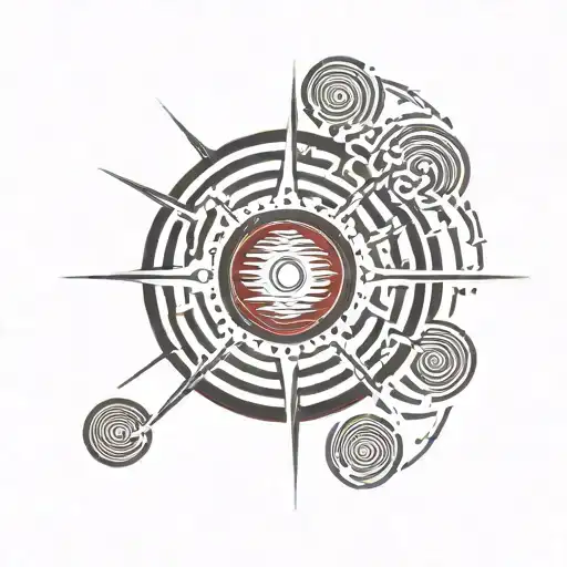 Red Sun Associated With Esotericism