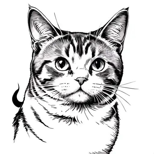 Scepter- British Shorthair Cat Smoking Weed Joint