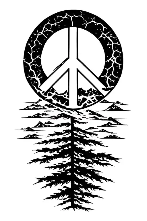 Peace And Lightining Storm And Time And Nature