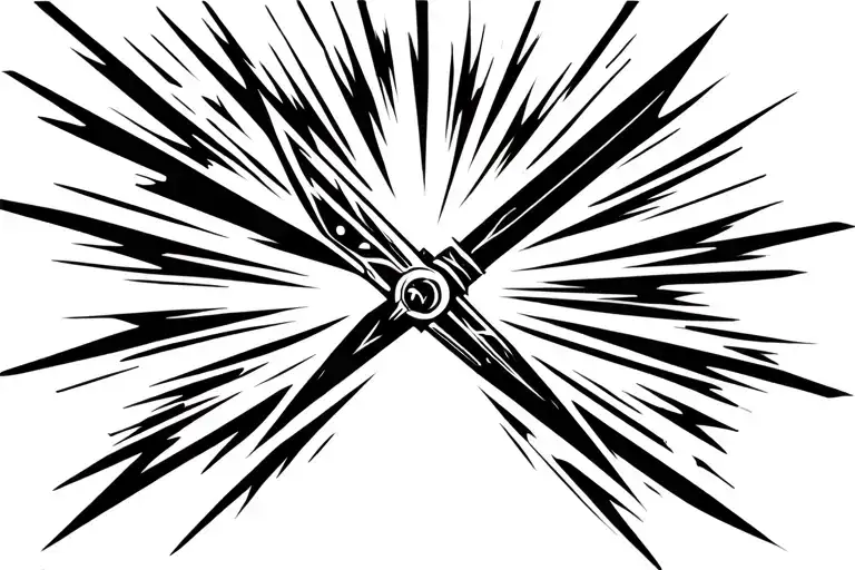 Sword Ligthing Bolt Striking