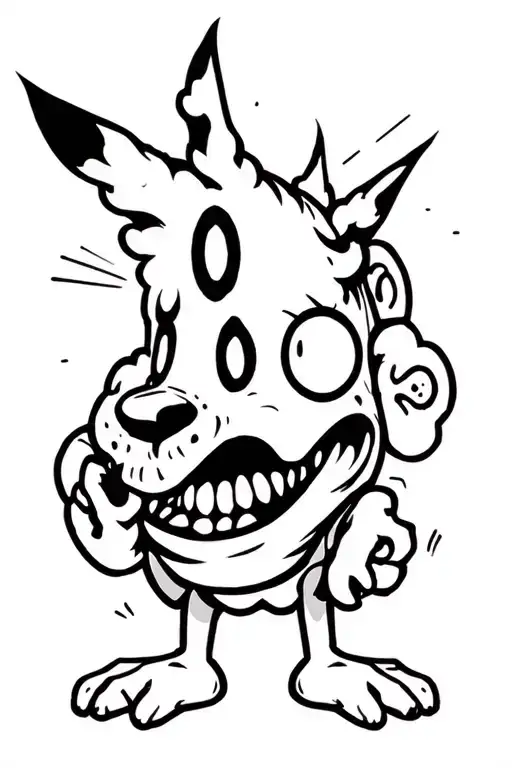 Funny Character Shaped Like