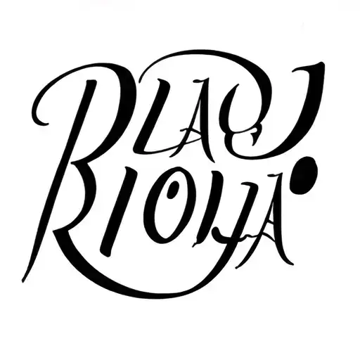 Calligraphy Written Rioja