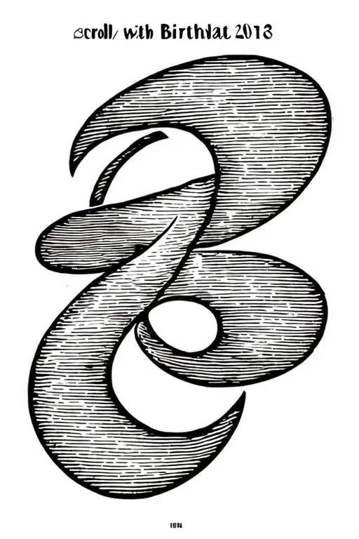 Scroll With Birthdate