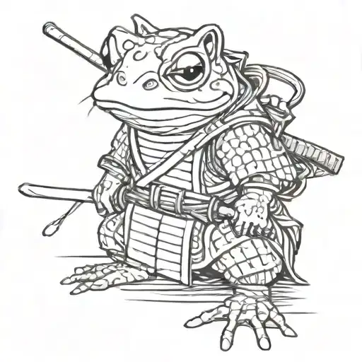 Samurai Frog