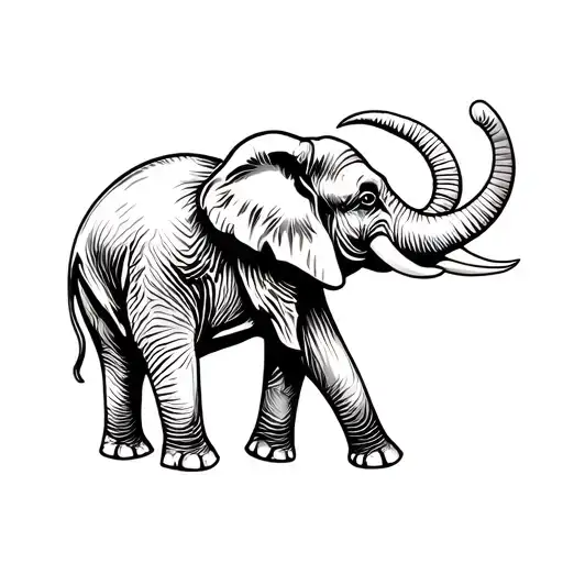 An Elephant In Memory Of Grandma