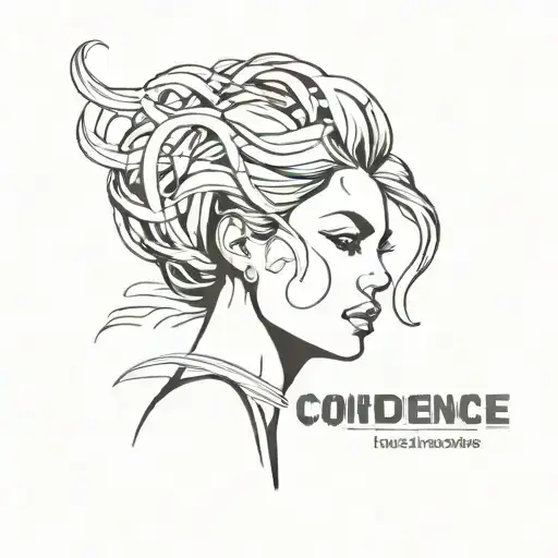 Confidence Equals Success Woman