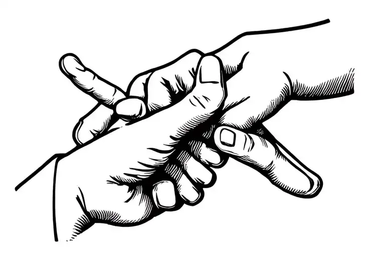 Rock Paper Scissors Using Baby Hands Pointing