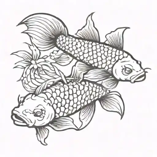 Koi Fish Transforming