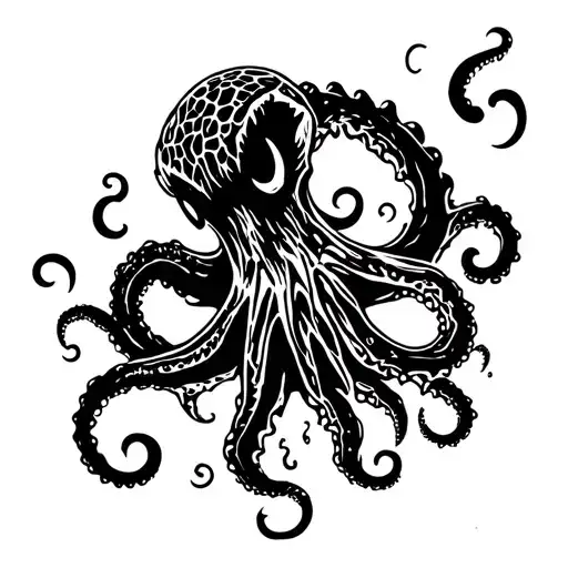 Kraken Emerging From The Depths