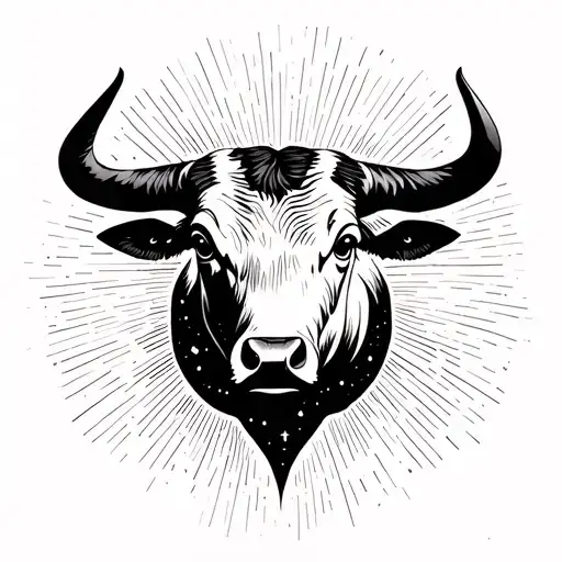 Constellation Taureau Sky With