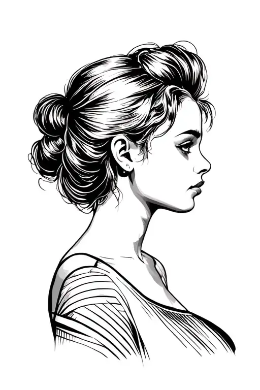 Clean Girl Side Profile