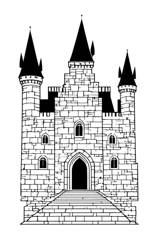 Gothic Castle Wall