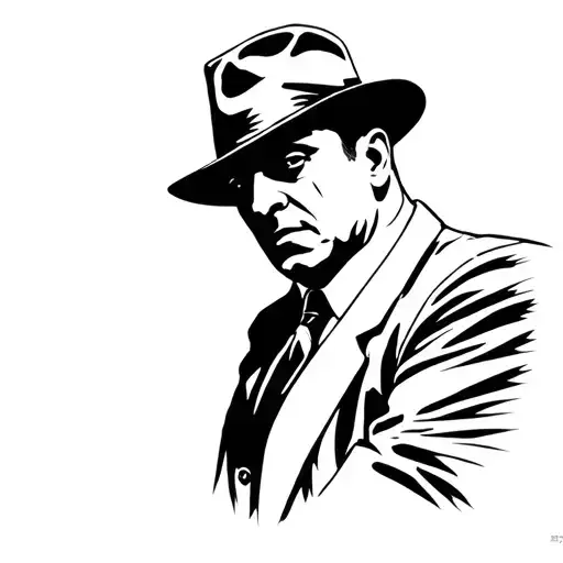 Made Man Mobster Silhouette