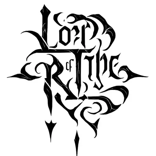 Lord Of The Rings Elvish Writing