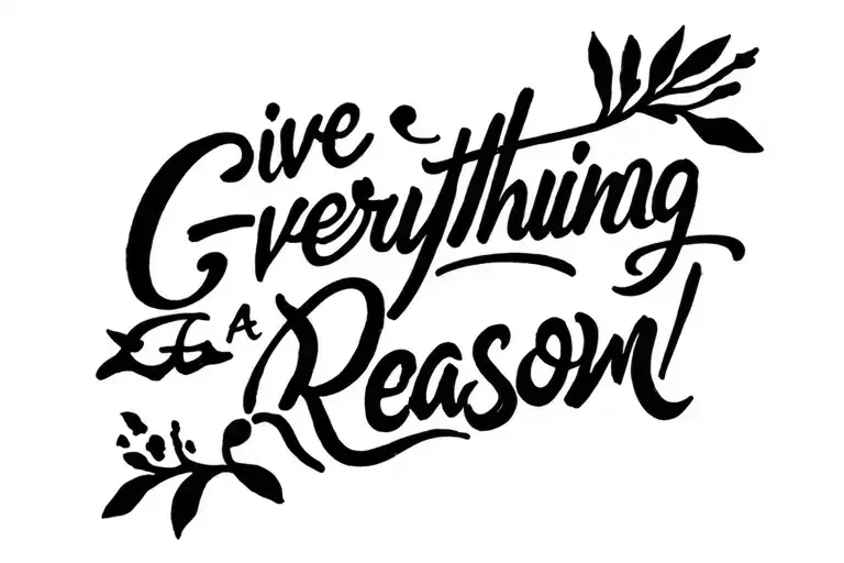 Give Everything A Reason