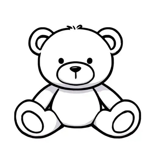 Brown Teddy Bear Sitting Alone In A Corner