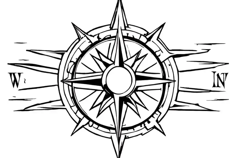 Gothic Viking Compass