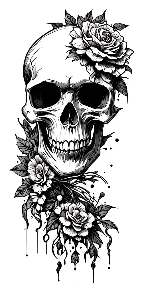 Skull Soft Shading Incorporating Elements