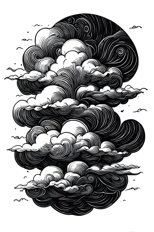 Basic Cloud Shaded Background