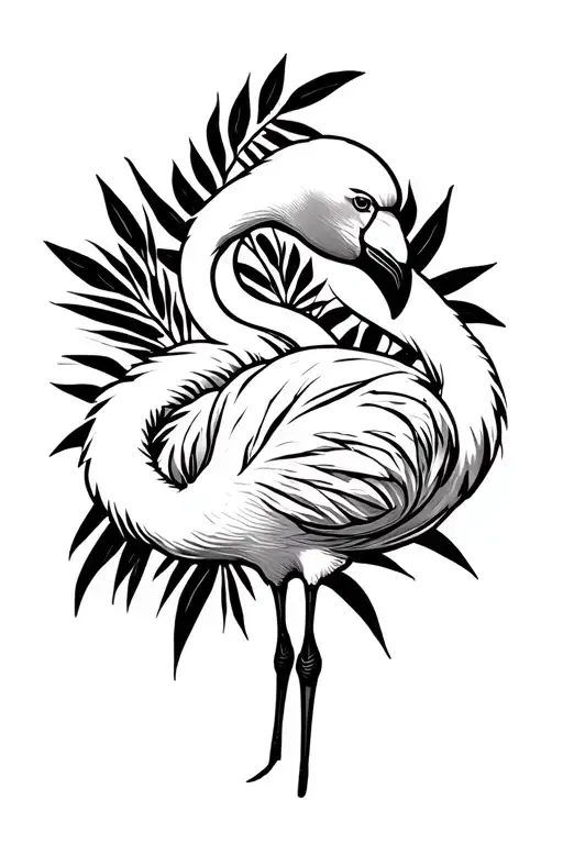 Flamingo Tattoo idea
