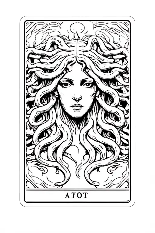 Medusa Tarot Card