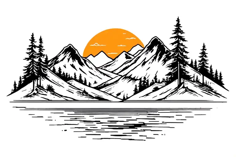 Montain Sunset Playa