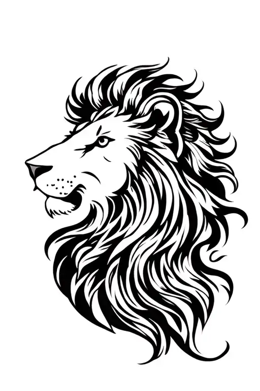 Bodhi Tree And Lion Head