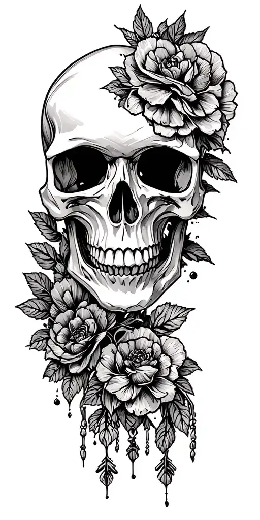 Skull Soft Shading Incorporating Elements
